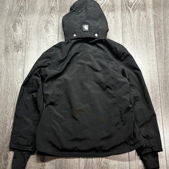 Carhartt Womens Storm Defender Relaxed Fit Heavyweight Jacket Small Black - Picture 5 of 9